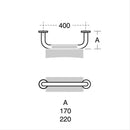 Armitage Shanks CONTOUR 21 Back Rest Without Cushion 400x170mm White S6481AC