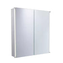 Tavistock Sleek Illuminated Double Door 650mm X 650mm Mirror Cabinet With Charging Socket SL60AL