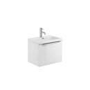 Anas Muro 500x375x355mm Wall Mounted Vanity Unit Gloss White MURO-500BASINCAB-GWTE + BASIN-515-365-CER