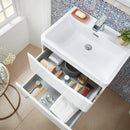 Anas Bella 596x450x448mm Wall Mounted Vanity With Basin Matt Grey BELLA-600WALLCAB-MATTGREY + BELLA-600BASIN