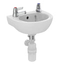 Armitage Shanks Sandringham 21 350mm Wall Washbasin 2 Tap Holes E893001
