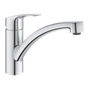Grohe Eurosmart Single Lever Deck Mounted 1 Tap Hole Kitchen Mixer - Chrome 30260003