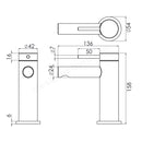 Tavistock Anthem Deck Mounted 1 Tap Hole Basin Mixer With Click Waste - Chrome TAN11