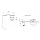 Tavistock Anthem Wall Mounted Basin Mixer - Chrome TAN19