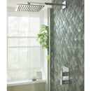 JTP HIX Square Fixed Shower Head 250mm Wide - Matt Black 38250MB