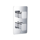 JTP HIX 1 Outlet 2 Handle Thermostatic Concealed Shower Valve Chrome 32651