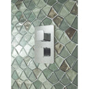 JTP HIX 2 Outlet 2 Handle Thermostatic Concealed Shower Valve Matt Black 38671MB