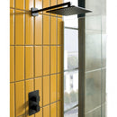 JTP HIX 2 Outlet 2 Handle Thermostatic Concealed Shower Valve Matt Black 38671MB