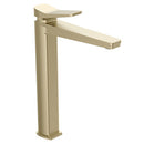 JTP HIX Tall Basin Mixer Tap Brushed Brass 33009BBR Single Lever