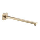 JTP HIX Wall Mounted Shower Arm - 390mm Long - Brushed Brass 3321380BBR