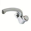 JTP Astra Mono Knob Handle Kitchen Sink Mixer Tap With Swivel Spout - Chrome