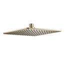 JTP HIX Square Fixed Shower Head 250mm Wide - Brushed Brass 33250BBR