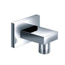 JTP Square Shower Outlet Elbow Holder - Chrome