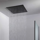 JTP HIX Square Ceiling Mounted Shower Head - Brushed Brass 33CM400BBR