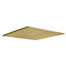 JTP HIX Square Ceiling Mounted Shower Head - Brushed Brass 33CM400BBR