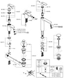 Grohe Eurosmart Cosmopolitan Basin Mixer Tap 1/2 S-SIZE 3282500L