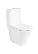 Roca the gap rimless coupled toilet back to wall cistern soft close seat