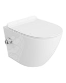 Grohe 0.82 Wc Frame Rimless Wall Hung Toilet Pan Bidet Inc Soft Close Seat 38773000