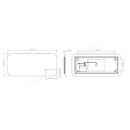 Tavistock Portal Mirror Rectangular Illuminated 1000 X 500 - Touch PTM100
