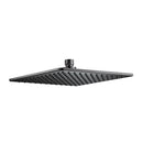 JTP HIX Square Fixed Shower Head 250mm Wide - Brushed Black 37250BBL