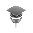 JTP HIX Universal Slotted and Unslotted Basin Waste - Brushed Black 37709SUNBBL