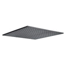 JTP HIX Square Ceiling Mounted Shower Head - Brushed Black 37CM400BBL