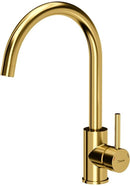 Quadron Ingrid Kitchen Sink Mixer Tap Gold Finish Pvd Steelq