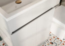 Anas Waterguard 1100x850x450mm Vanity Unit With WC Unit & Basin Only Gloss White WATERGUARD-600VANITY-GWTE + WATERGUARD-500WC-GWTE + L-1100-LEFT/L-1100-RIGHT
