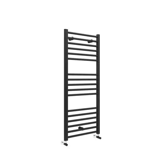 Essential Silea Straight Towel Warmer Matt Black