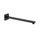 JTP HIX Wall Mounted Shower Arm - 390mm Long - Matt Black 3821380MB