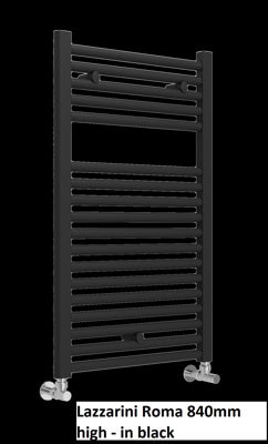 Lazzarini Roma Btu 1382 Towel Warmer Chrome, Anthracite & Matt Black