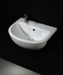 RAK Ceramics Compact 325mm Semi Recessed Basin 1 Tap Hole COM40SR1LH