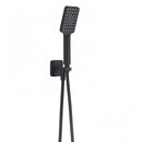 JTP HIX Square Water Outlet with Holder, Hose and Hand Shower - Matt Black 38SQUARE/WS/MB