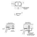 Armitage Shanks Contour 21 500mm Under Countertop Basin 0 Tap Holes S249601