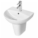 Bathroom Sink Basin 550mm Kartell Kameo With Semi Pedestal