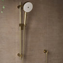 Aqualisa S3 Smart ShoWither With Controller Adjustable Handset  Kit & Fixed Ceiling Head HP/Combi Brushed Brass S3BB.HW.U