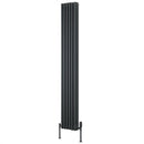 Reina Colona 3 Column Vertical Radiator - 1800x290mm - Anthracite 3/C186A
