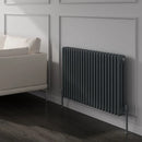 Reina Colona 3 Column Horizontal Radiator - 600mm x 1010mm - Anthracite