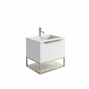 Anas 600x480x200mm Frame with Dual Colour Shelf - Brushed Brass AMBIENCE-BRASSFRAME-60X48X20