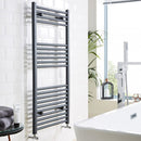 22mm Straight Towel Rail 400x800mm Textured Grey STR408A