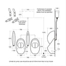 Armitage Shanks CONTOUR HYGENIQ Rimless Urinal Bowl 670mm White S611901