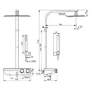 Ideal Standard Ceratherm S200 Dual Shower Pack - Chrome A7332AA