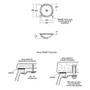 Armitage Shanks Contour 21 480mm Countertop Basin 0 Tap Holes S268801