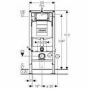 Geberit Duofix Up320 1.12m Sigma30 Cistern Wall Hung Concealed Wc Toilet Frame Set 111.383.00.3  + 115.883.JT.1