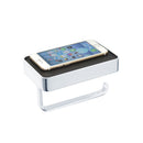 JTP Mode Toilet Roll Holder With Shelf - Chrome