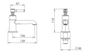 Tavistock Marston Deck Mounted 2 Tap Hole Basin Mixers (Pair) - Chrome TMS70