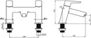 VitrA Solid S Bath Mixer - Chrome A42416VUK