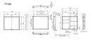 Tavistock Portrait Cabinet Illuminated Demister Pad 800 X 650 - 2 door Demist PTC080