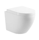Rimless Pan Valentina Anas Soft Close Seat & Grohe Frame Chrome Flush Plate 3877220A