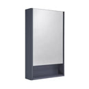 Tavistock Marston Single Door 460mm Bathroom Mirror Cabinet - Matt Dark Grey MSCAB46.DGM